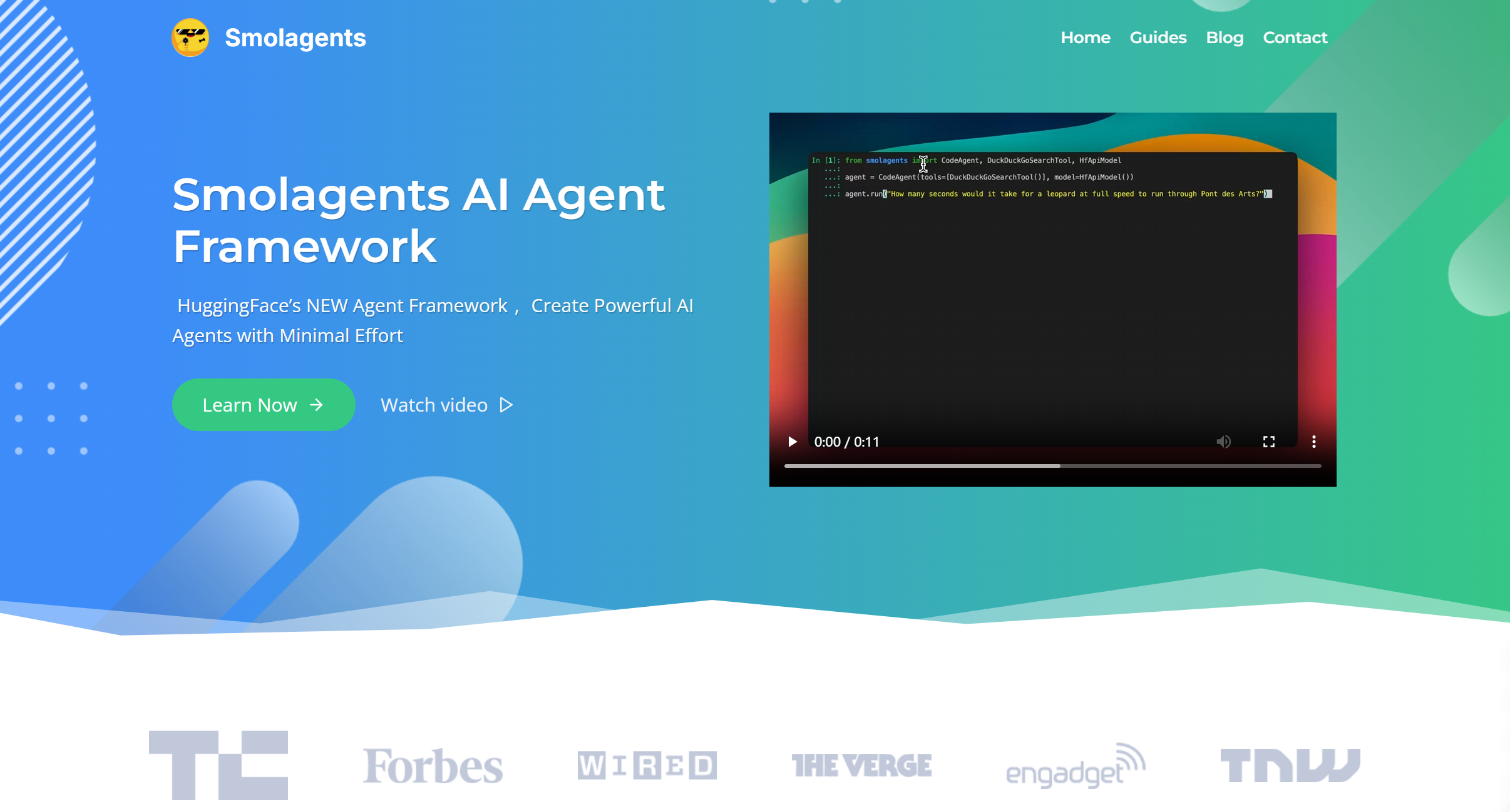 startuptile SmolAgents-Powerful AI agents minimal code on Hugging Face framework