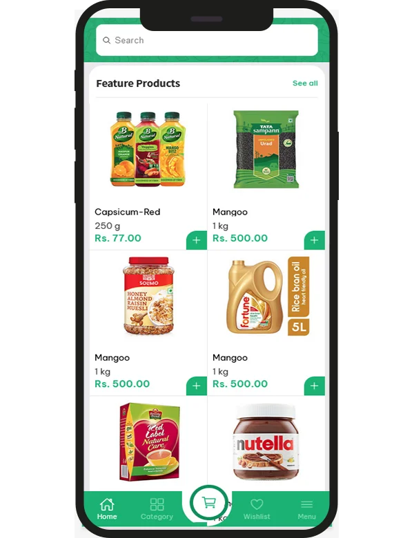 VentaGenie grocery app development  - Main product screenshot demonstrating key features and user interface
