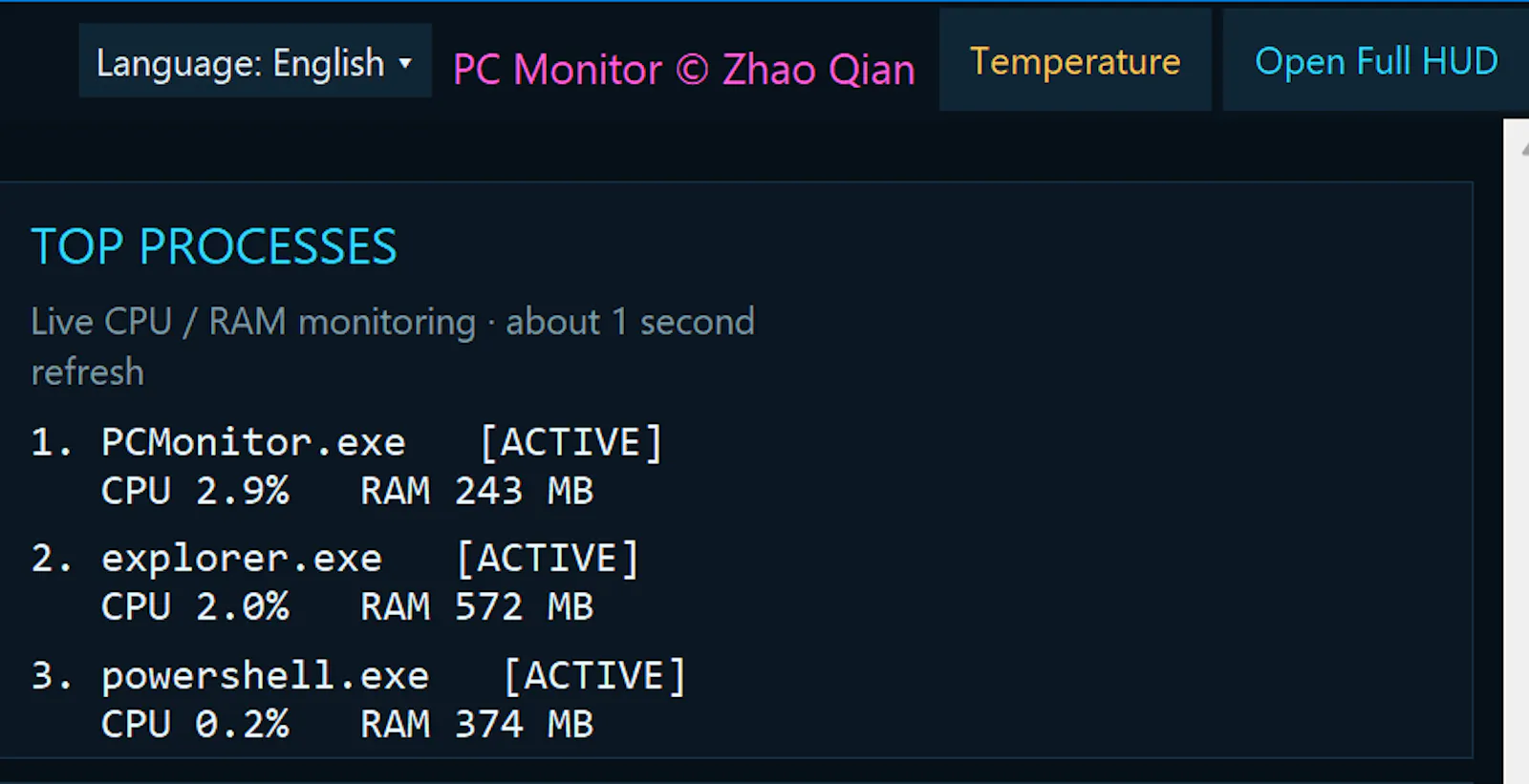 PCMonitor_v1.2 screenshot 6