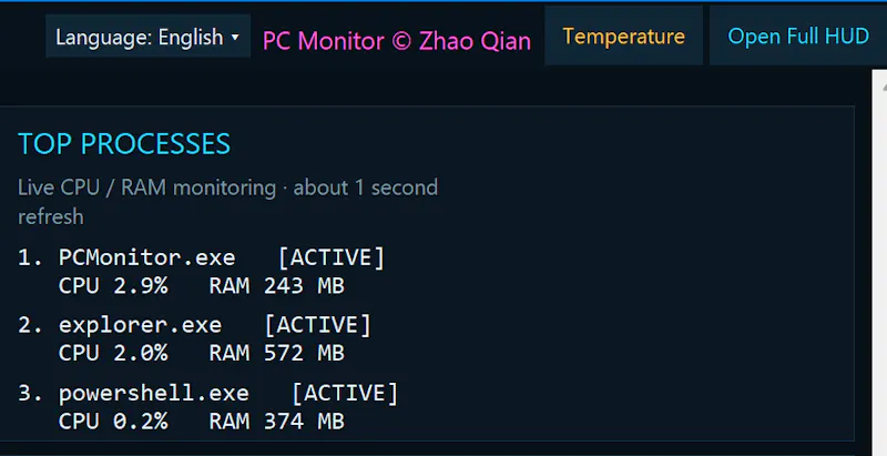 PCMonitor_v1.2 screenshot 6