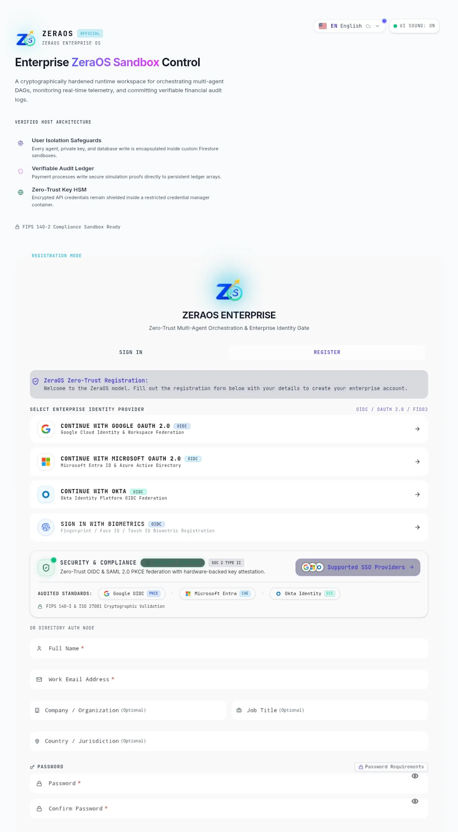 ZeraOS screenshot 1