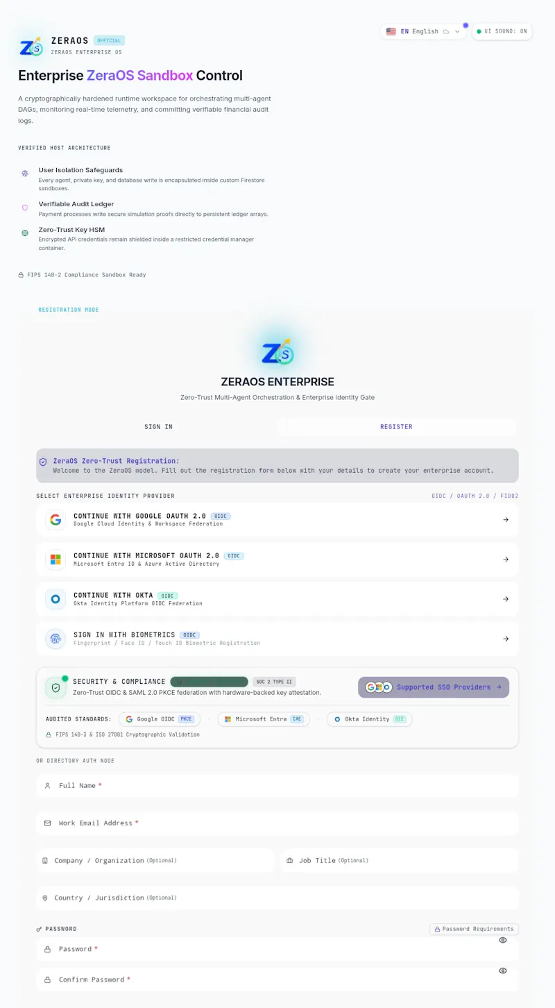 ZeraOS screenshot 1