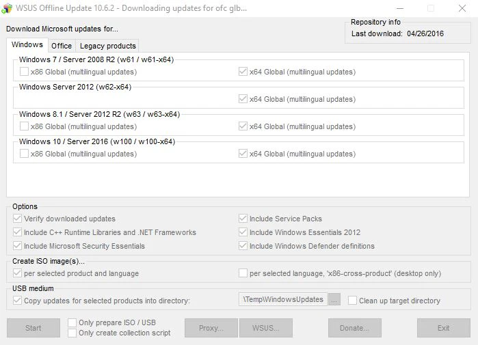 Windows Updates Offline Installer