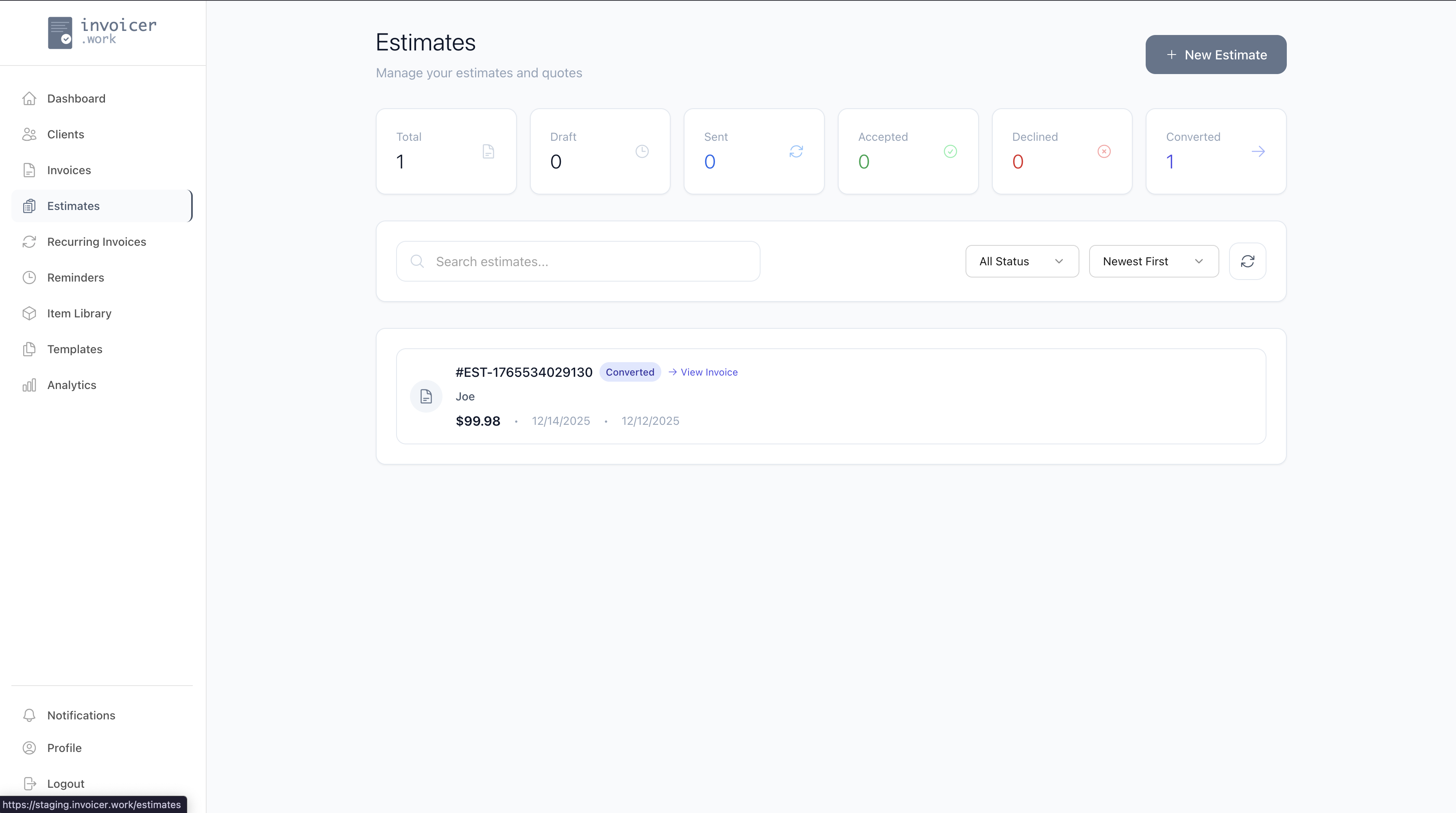 invoicer.work gallery image