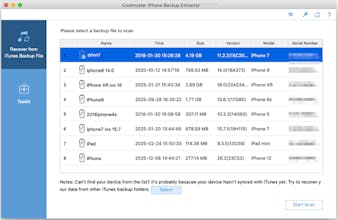 Coolmuster iPhone Backup Extractor (Mac) gallery image