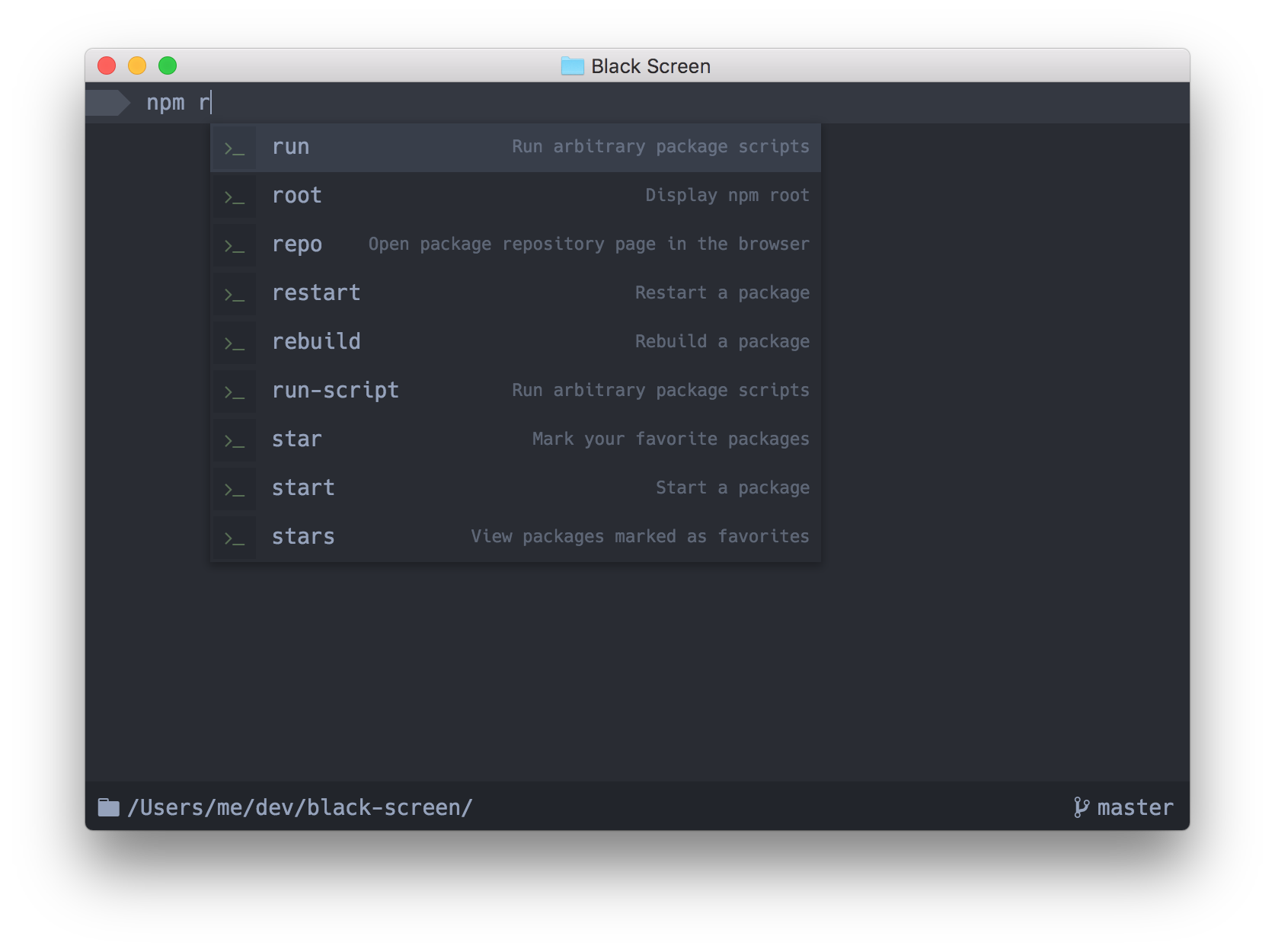 Black Screen Image