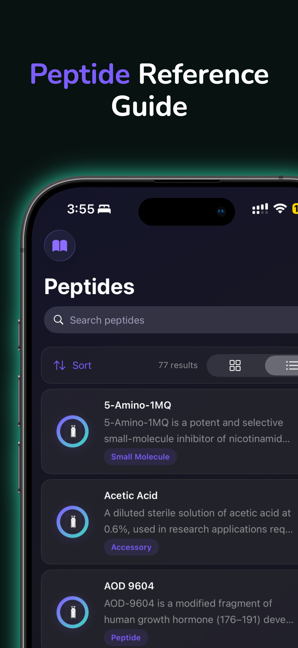 Peptides Calculator - Screenshot 5 showing product features and functionality