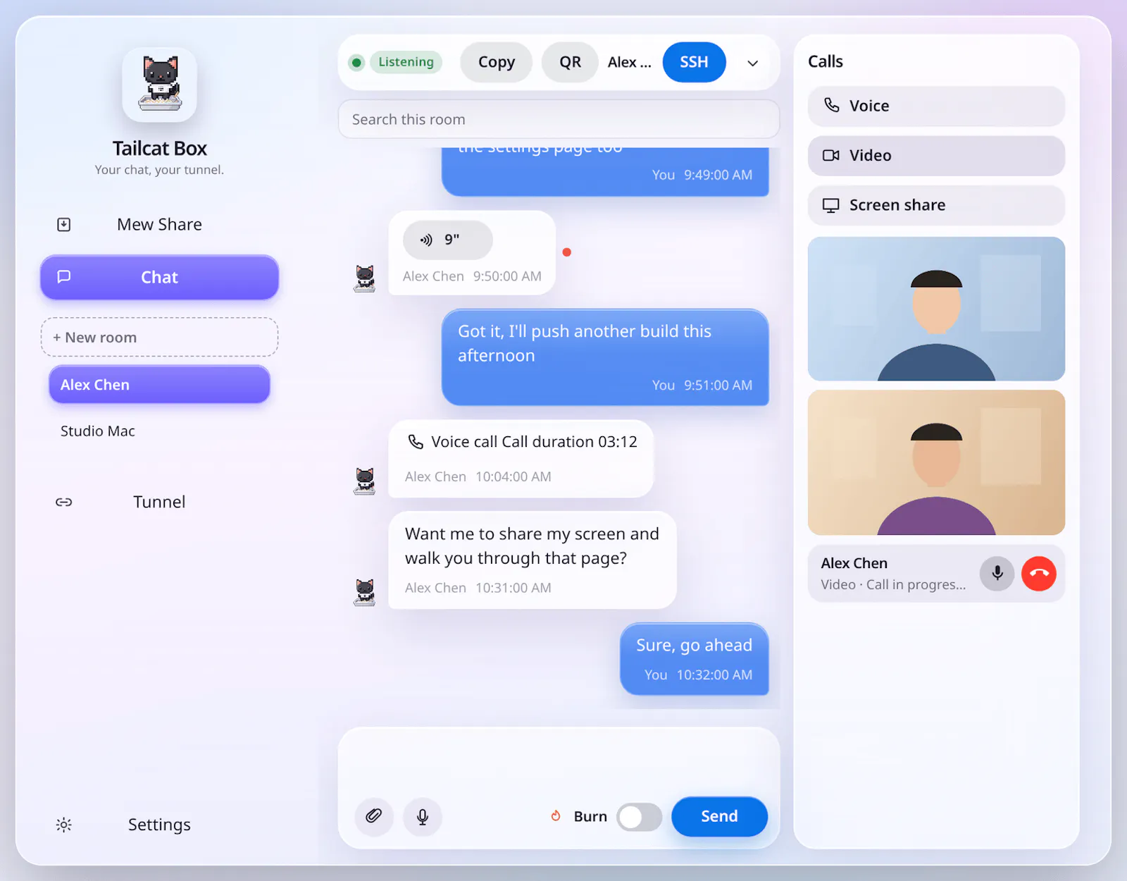 TailcatBox screenshot 1