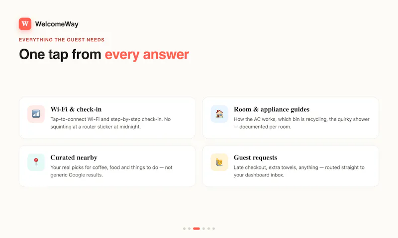 WelcomeWay screenshot 3
