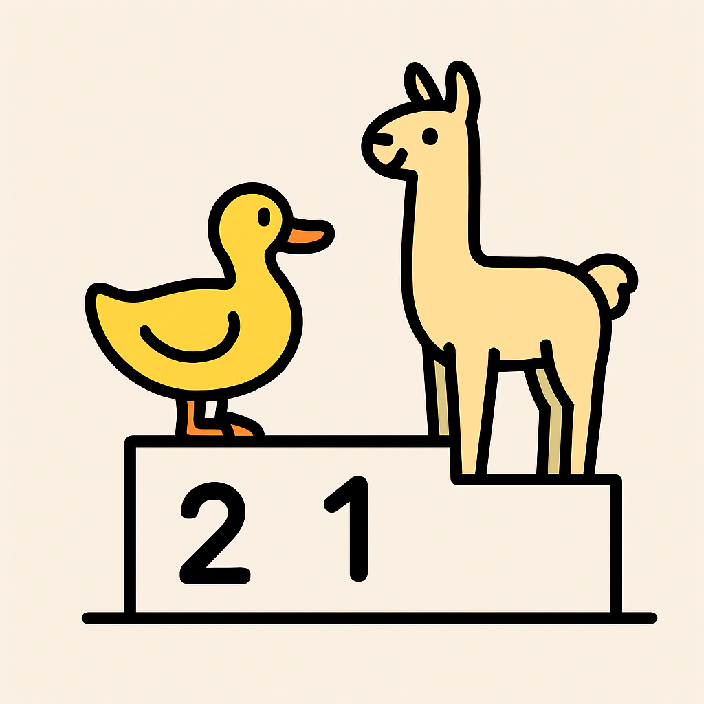 Mídia 2 de Lamma vs Duck - Combine os animais!