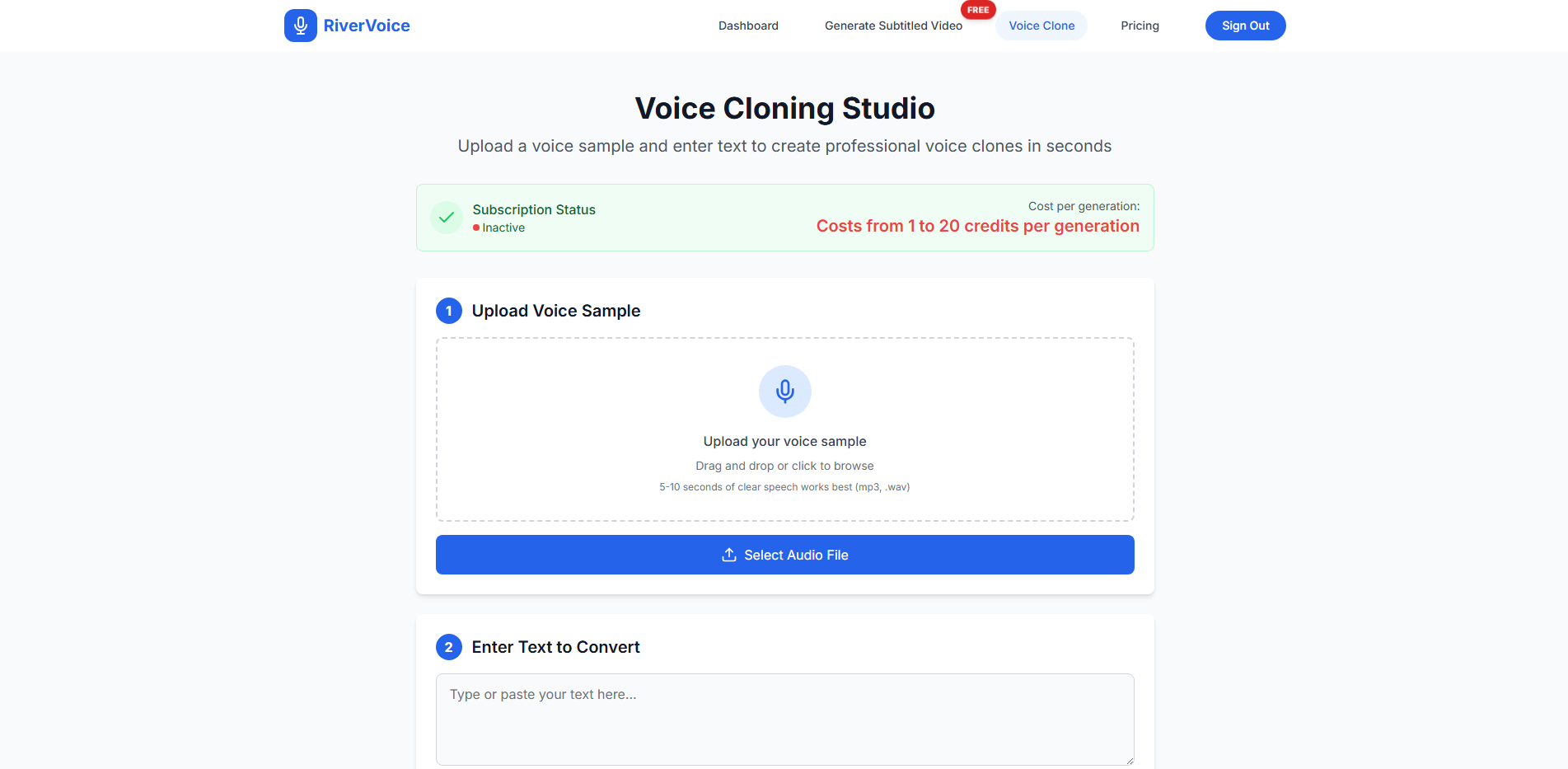 RiverVoiceAI - Free tiktok captions generator & cloning voices media 3