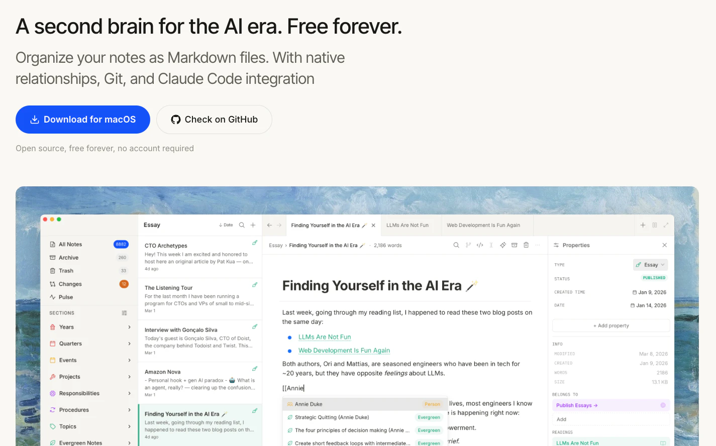 Tolaria screenshot 1