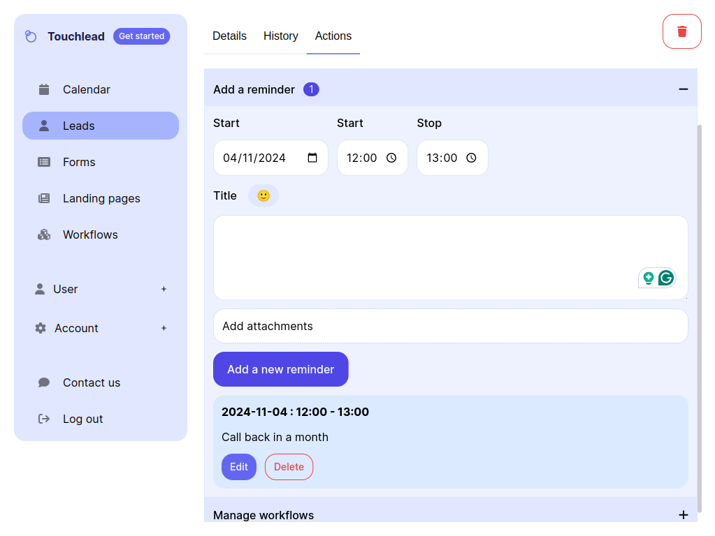 Touchlead gallery image