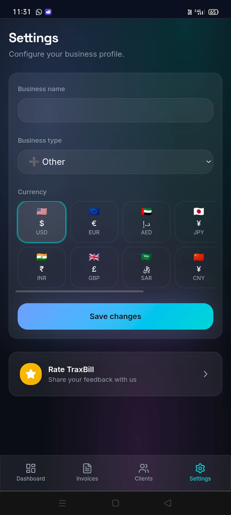 TraxBill screenshot 3