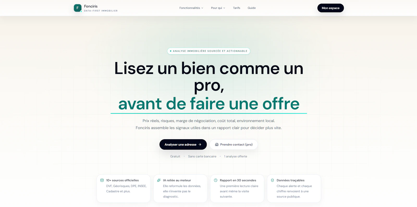 Fonciris screenshot 1