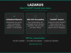 Lazarus AI Chat gallery image