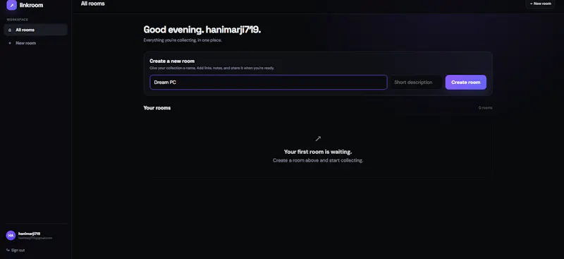 Linkroom screenshot 2