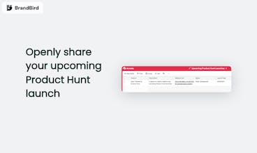 Open Launches for Product Hunt gallery image