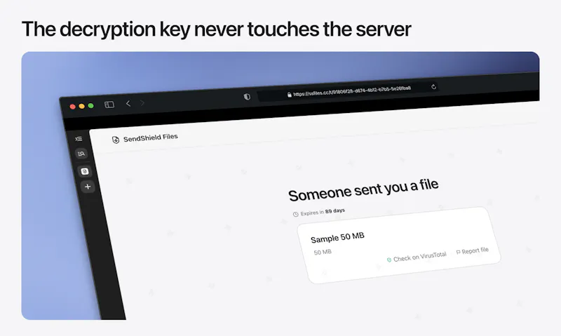 SendShield Files screenshot 3