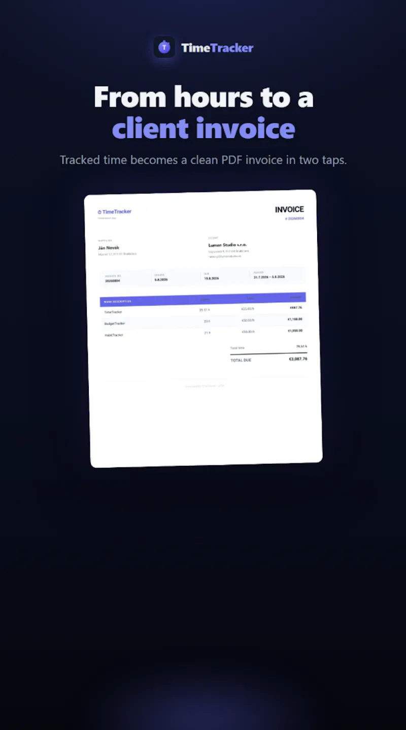 TimeTracker screenshot 4