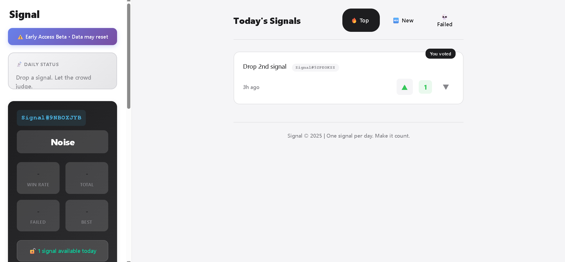 Signal - Screenshot 2 showing product features and functionality