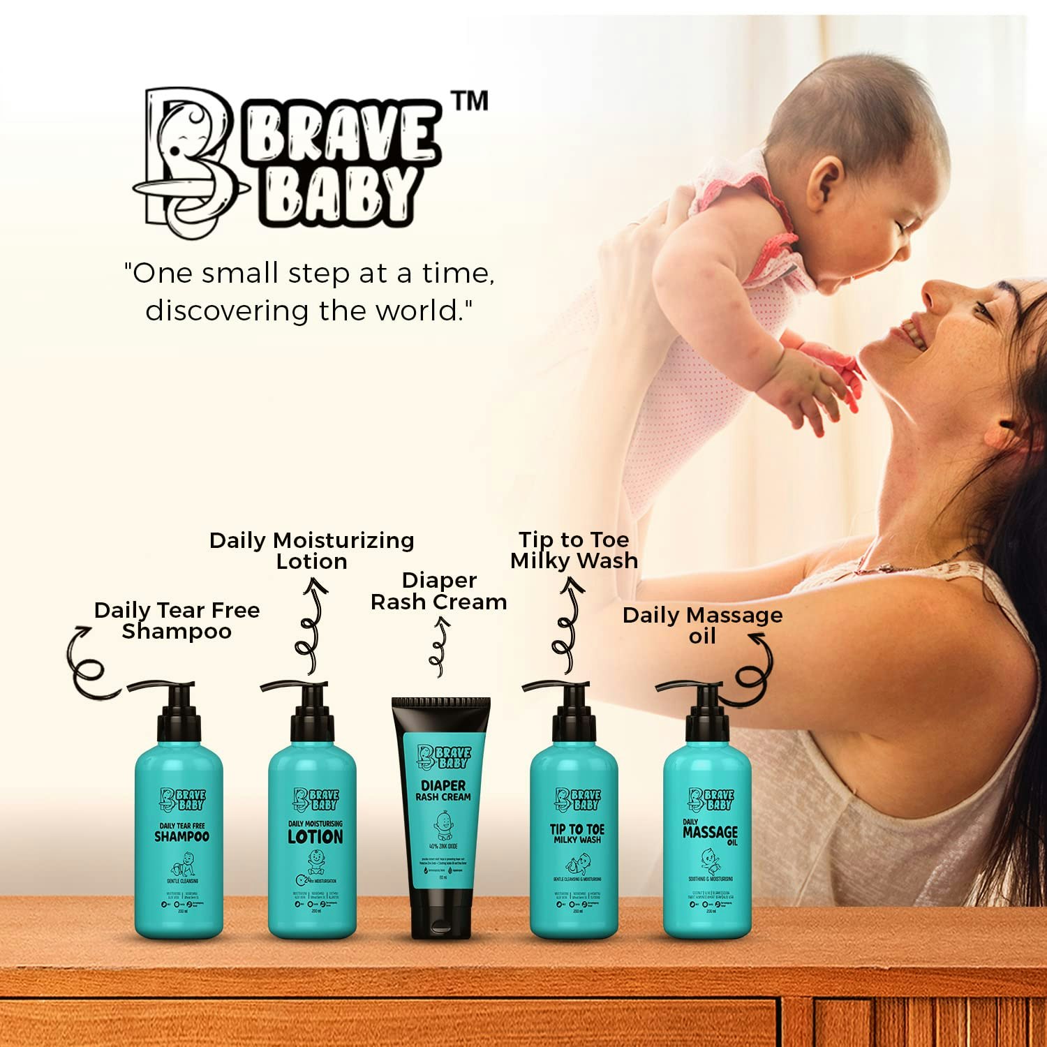 Brave Baby Bein Toe Toe Milky Wash media 6
