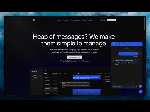 Heap.chat - Feedback Chat Made Easy gallery image