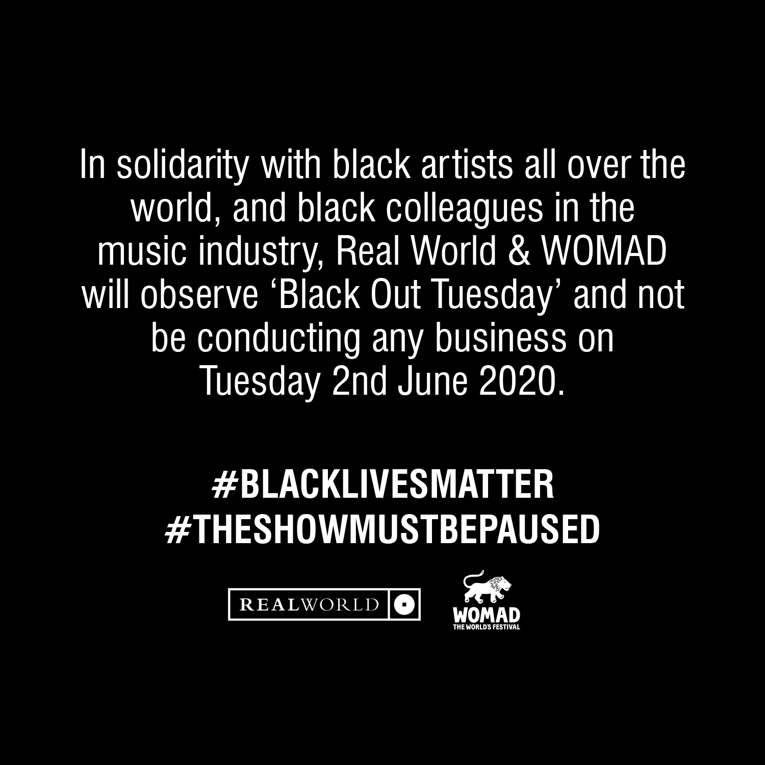 #TheShowMustBePaused gallery image