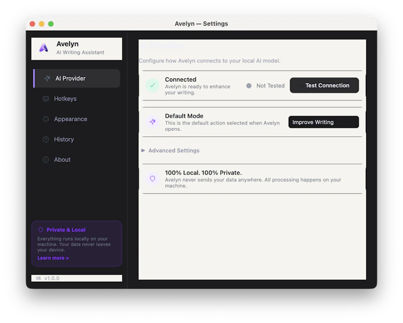 Avelyn screenshot 1