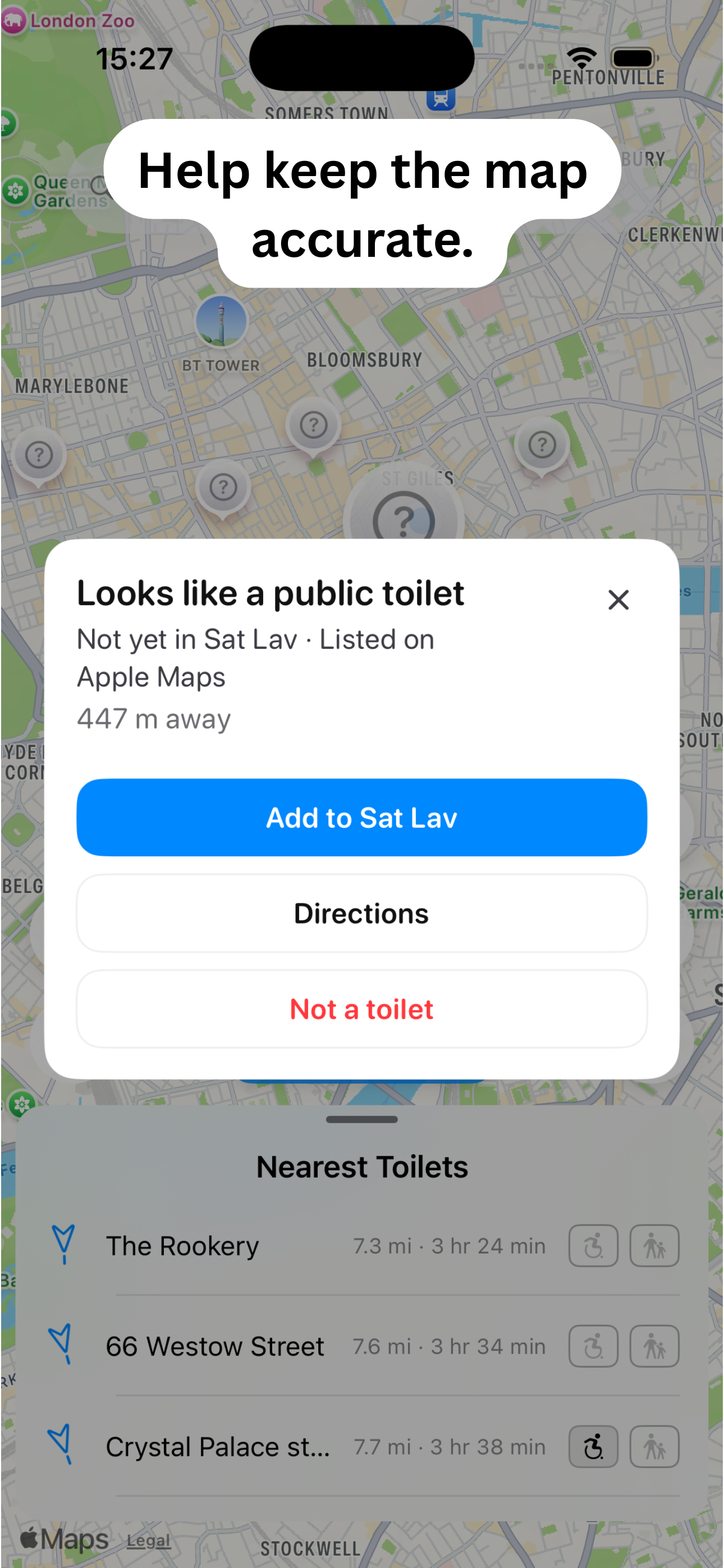 Sat Lav: Public Toilet Finder gallery image