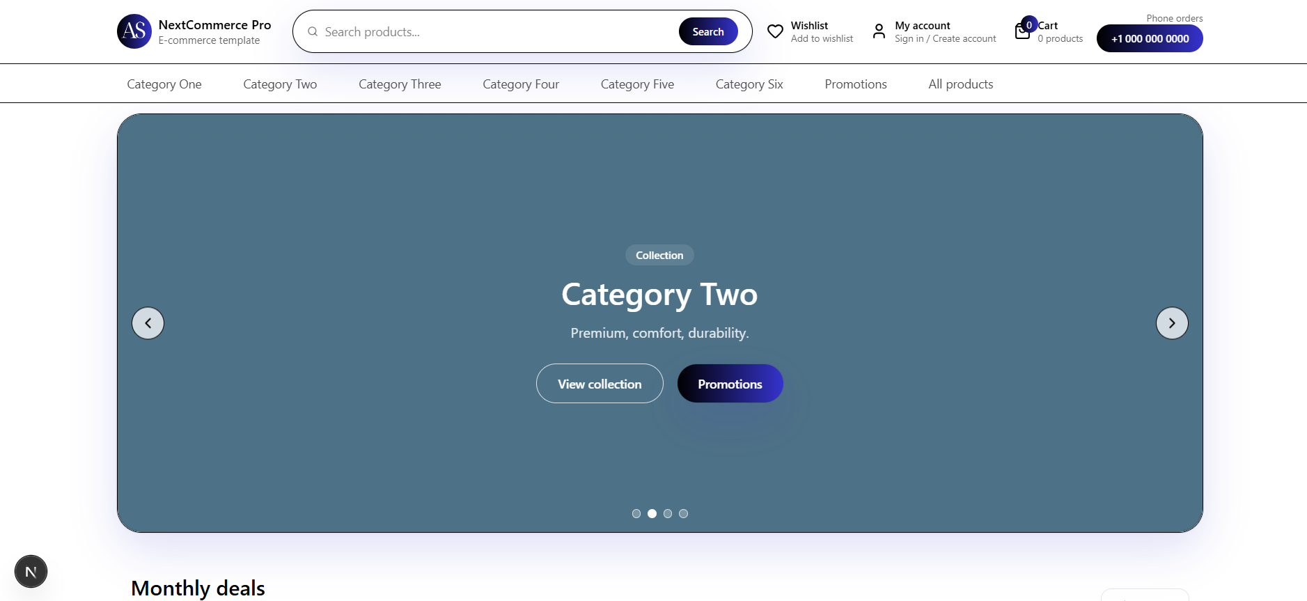 NextCommerce Pro gallery image