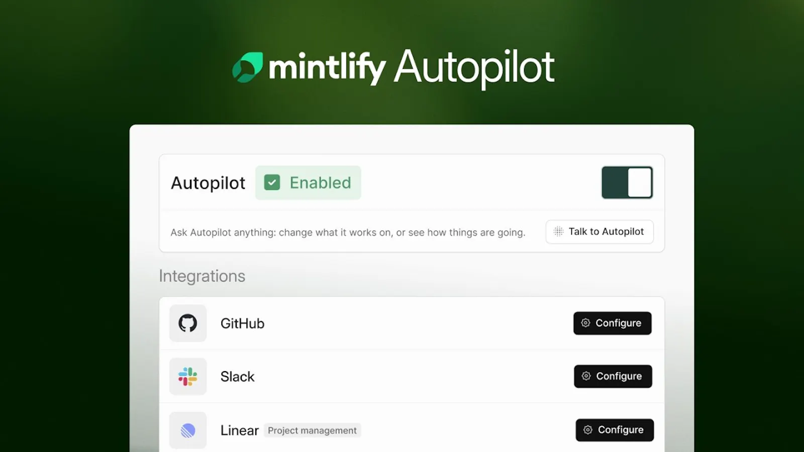 Mintlify Autopilot screenshot 1 (video preview)