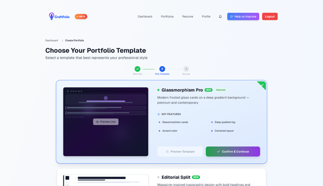Craftfolio.app gallery image