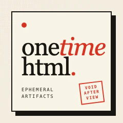 onetimehtml logo