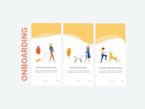 Social Pets App UI Kits gallery image