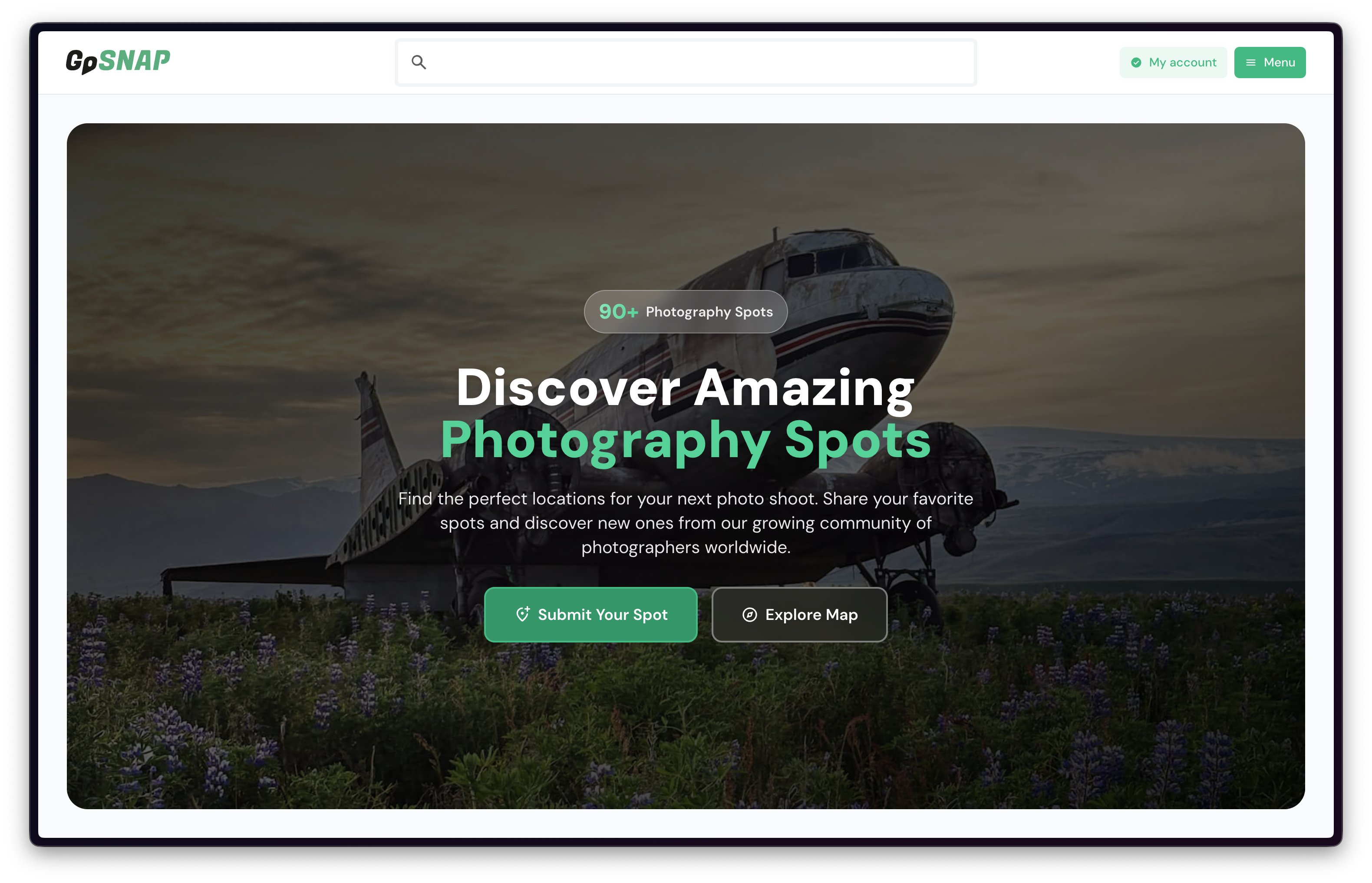 GoSnap - Main product screenshot demonstrating key features and user interface