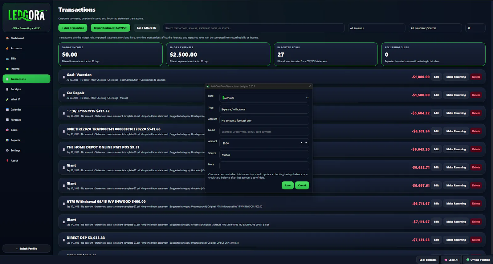 Ledgora screenshot 3