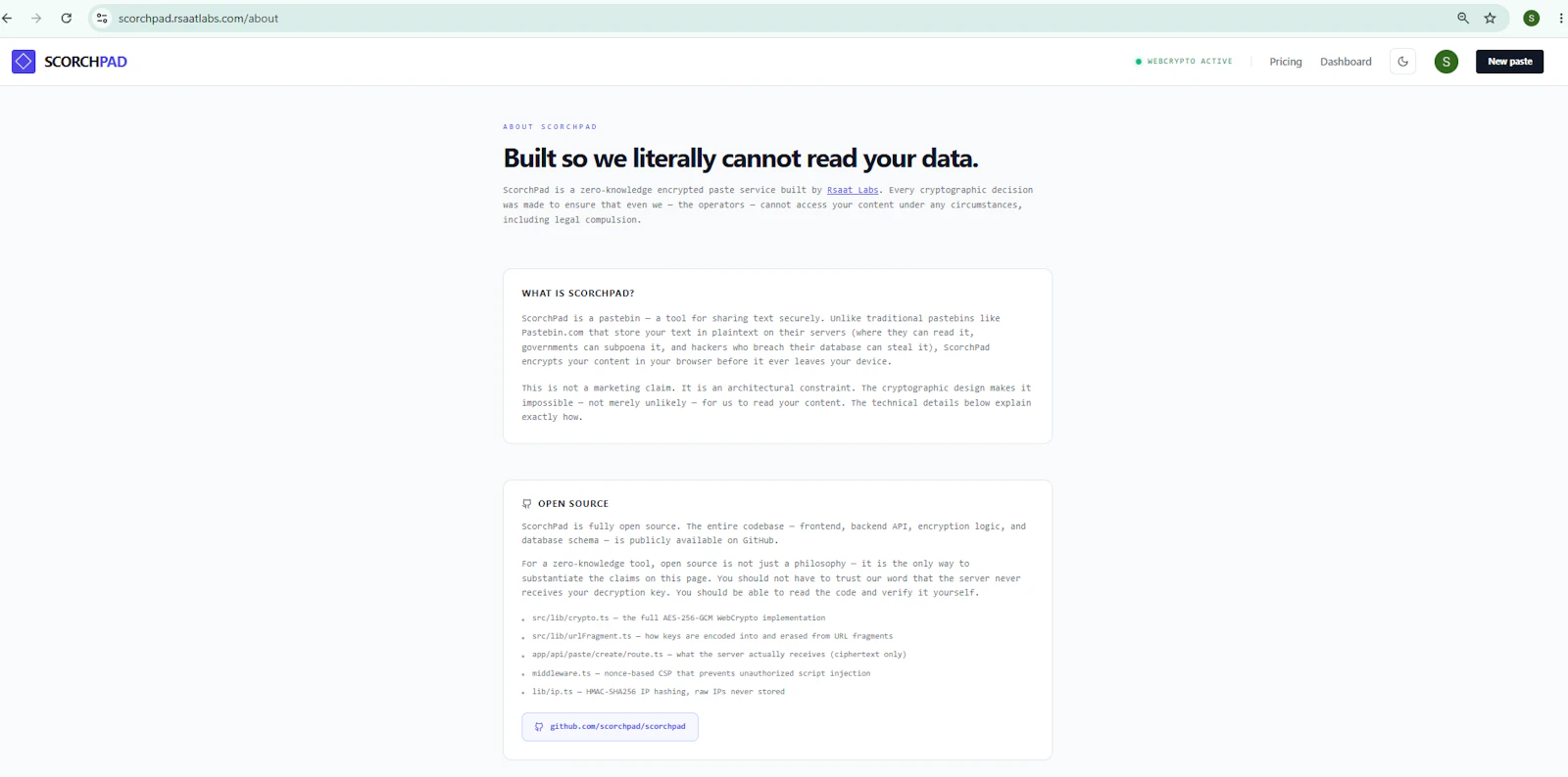 ScorchPad screenshot 4