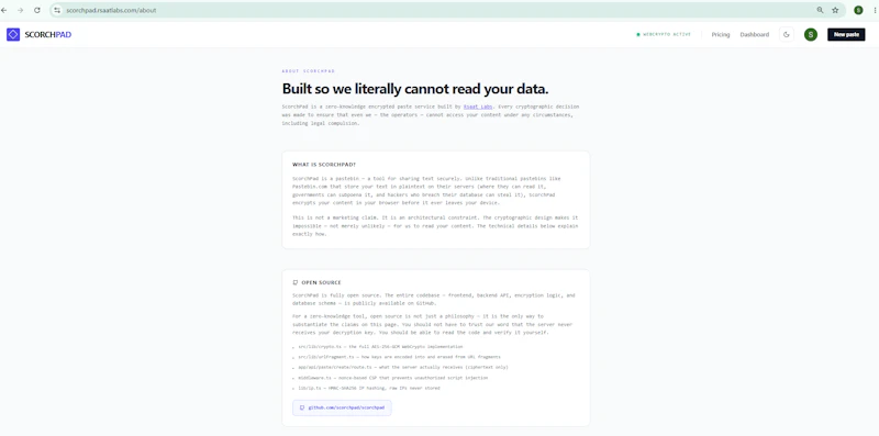 ScorchPad screenshot 4