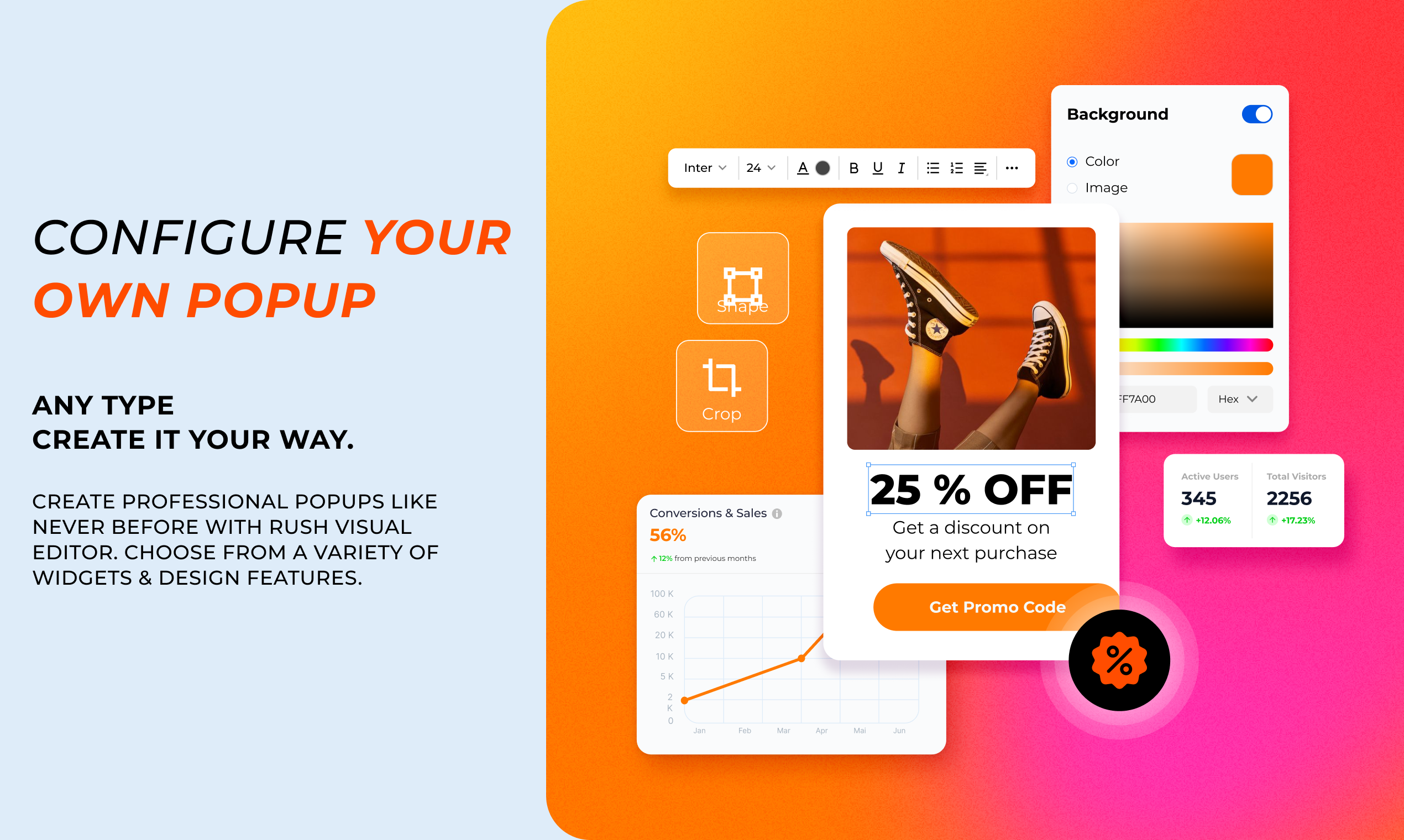 Ímã de chumbo - widget de construtor pop -up media 5