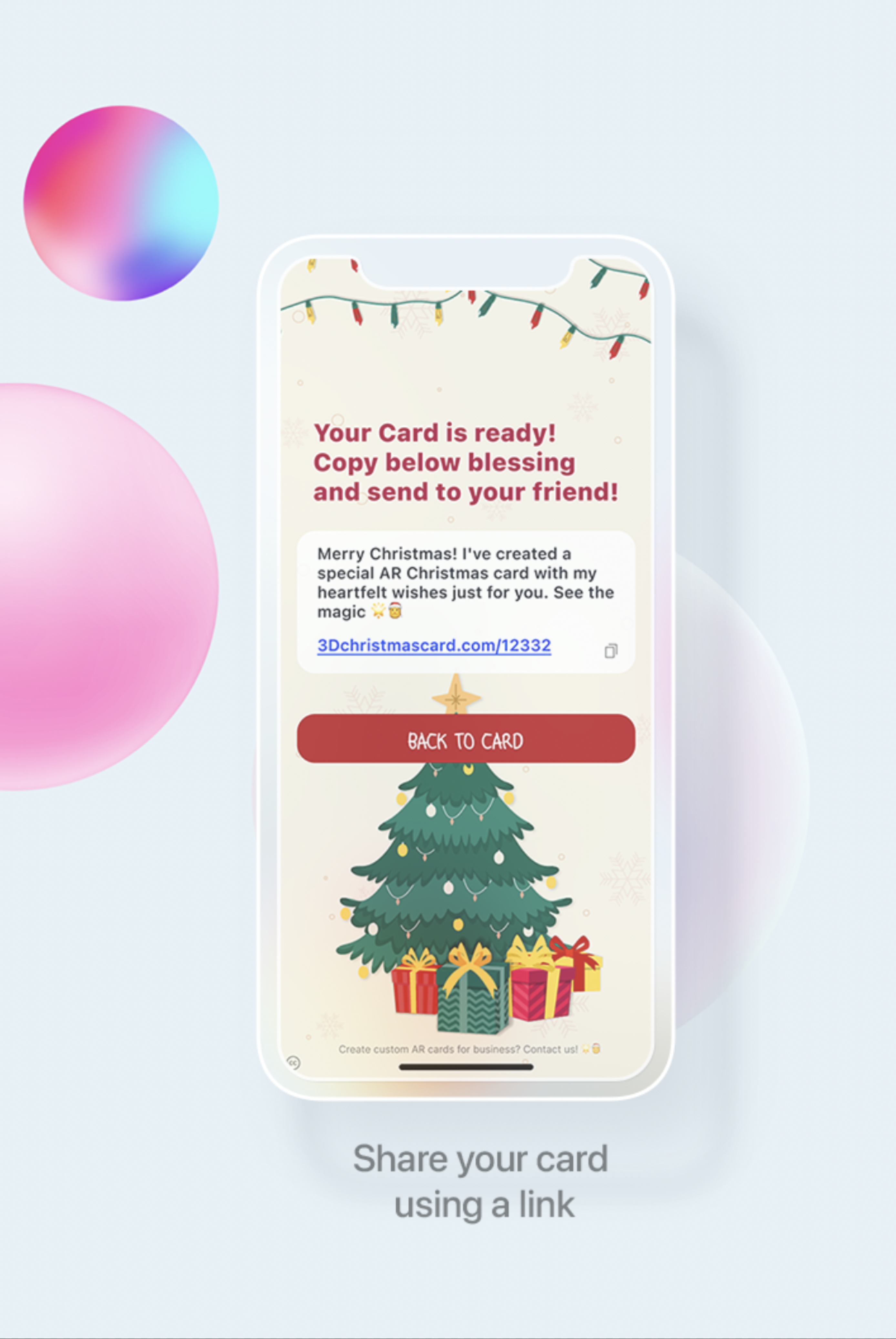 Tarjeta de navidad creaizi ar media 5