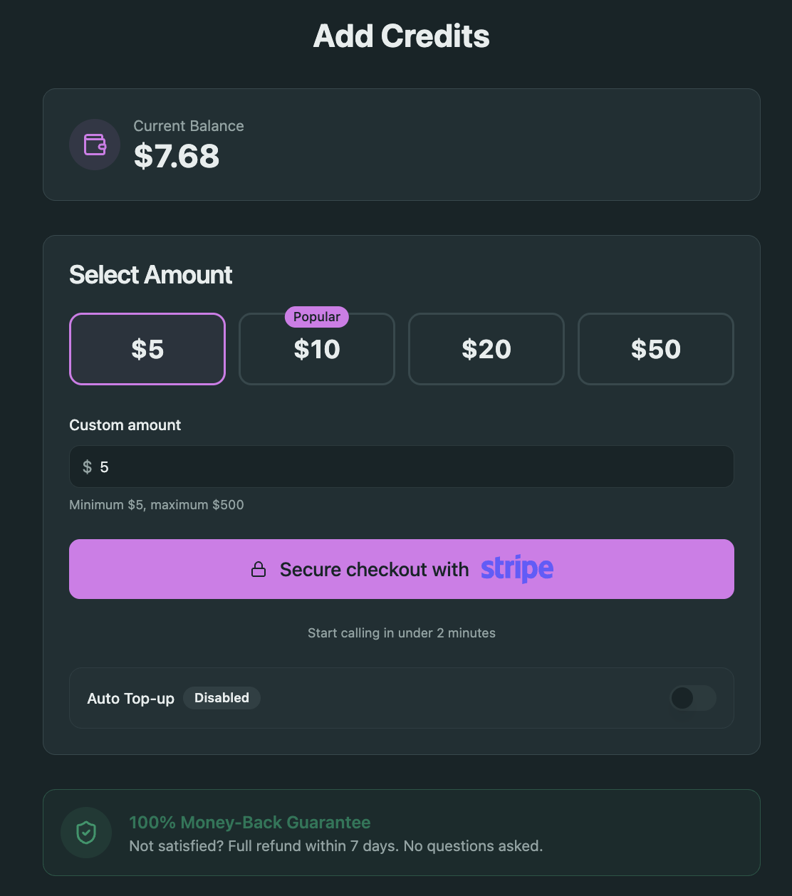 UseCaller - Screenshot 2 showing product features and functionality