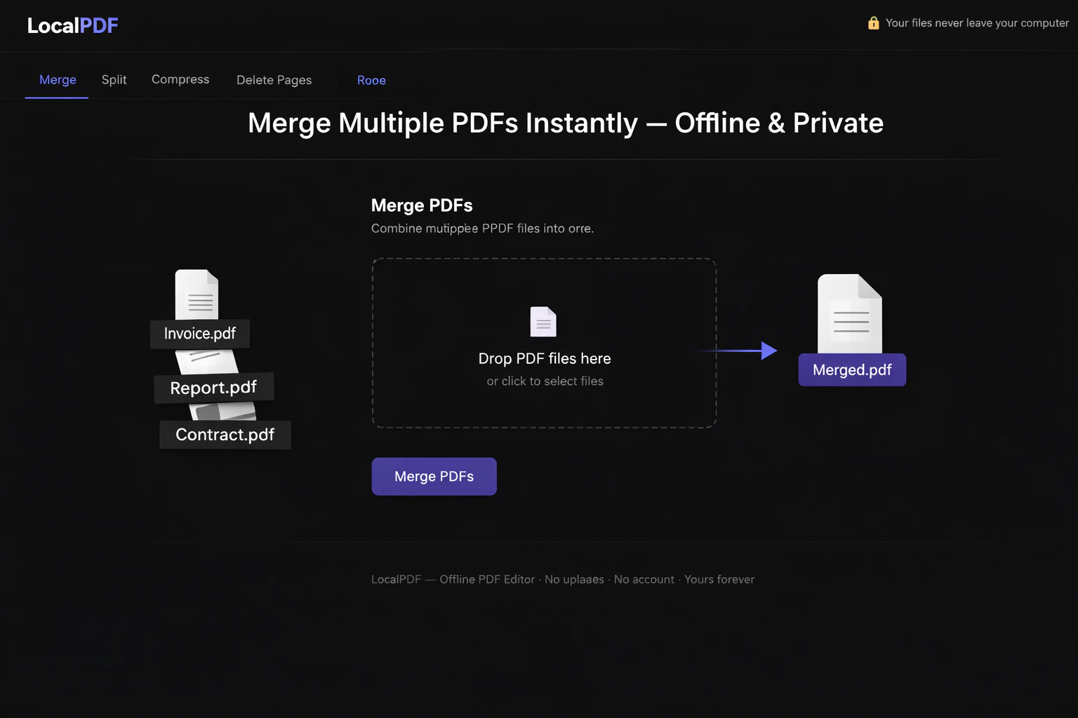 LocalPDF-Offline PDF Editor  screenshot 3