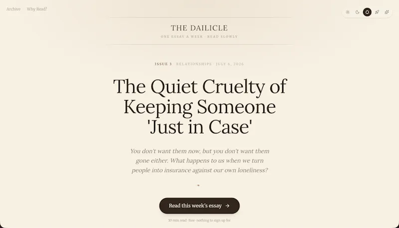 The Dailicle screenshot 1