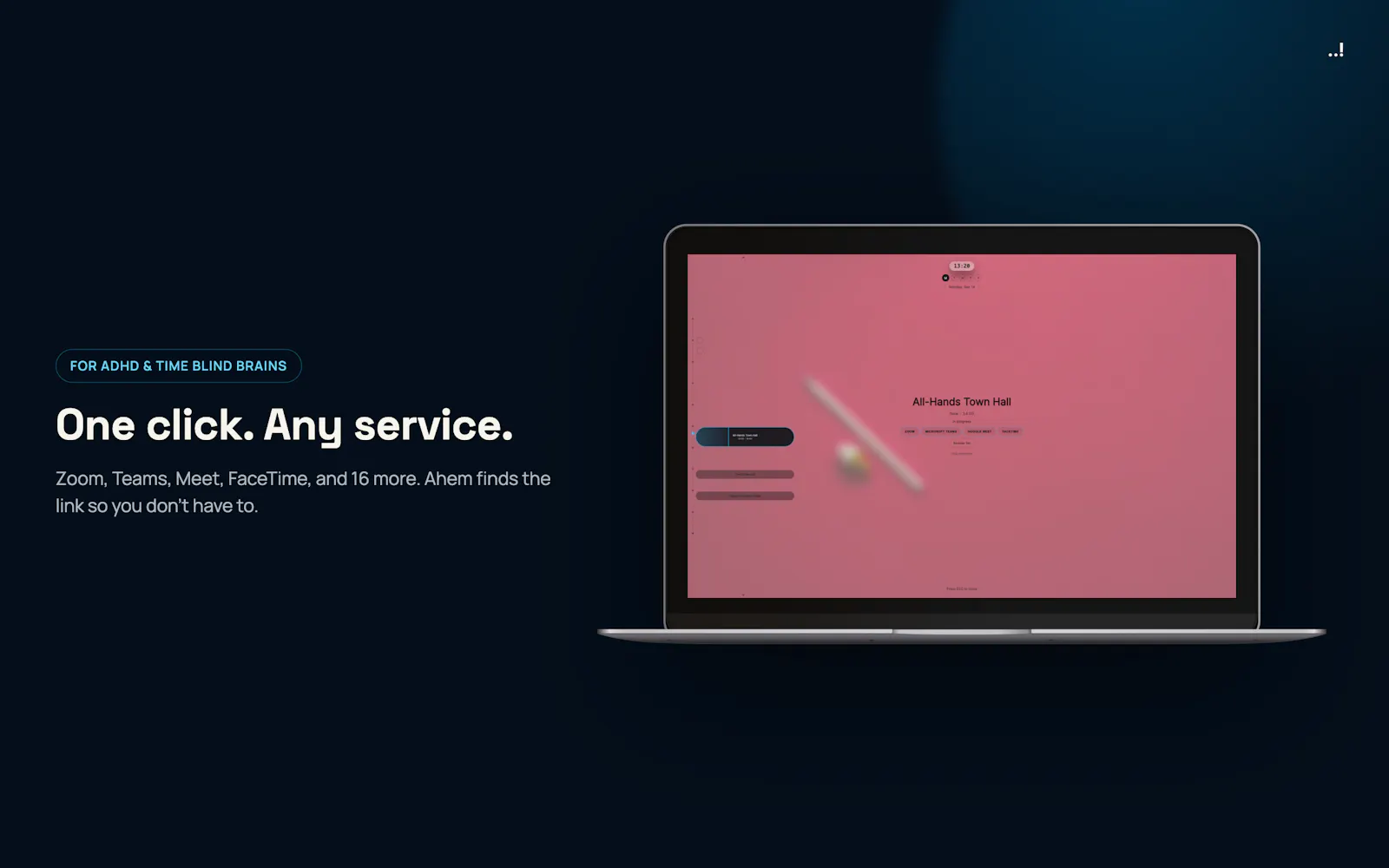 Ahem! Unmissable Meeting Reminders screenshot 5