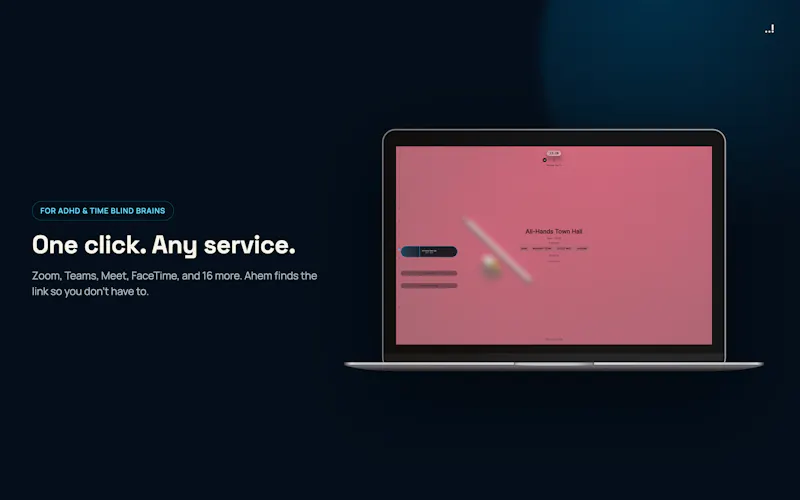 Ahem! Unmissable Meeting Reminders screenshot 5