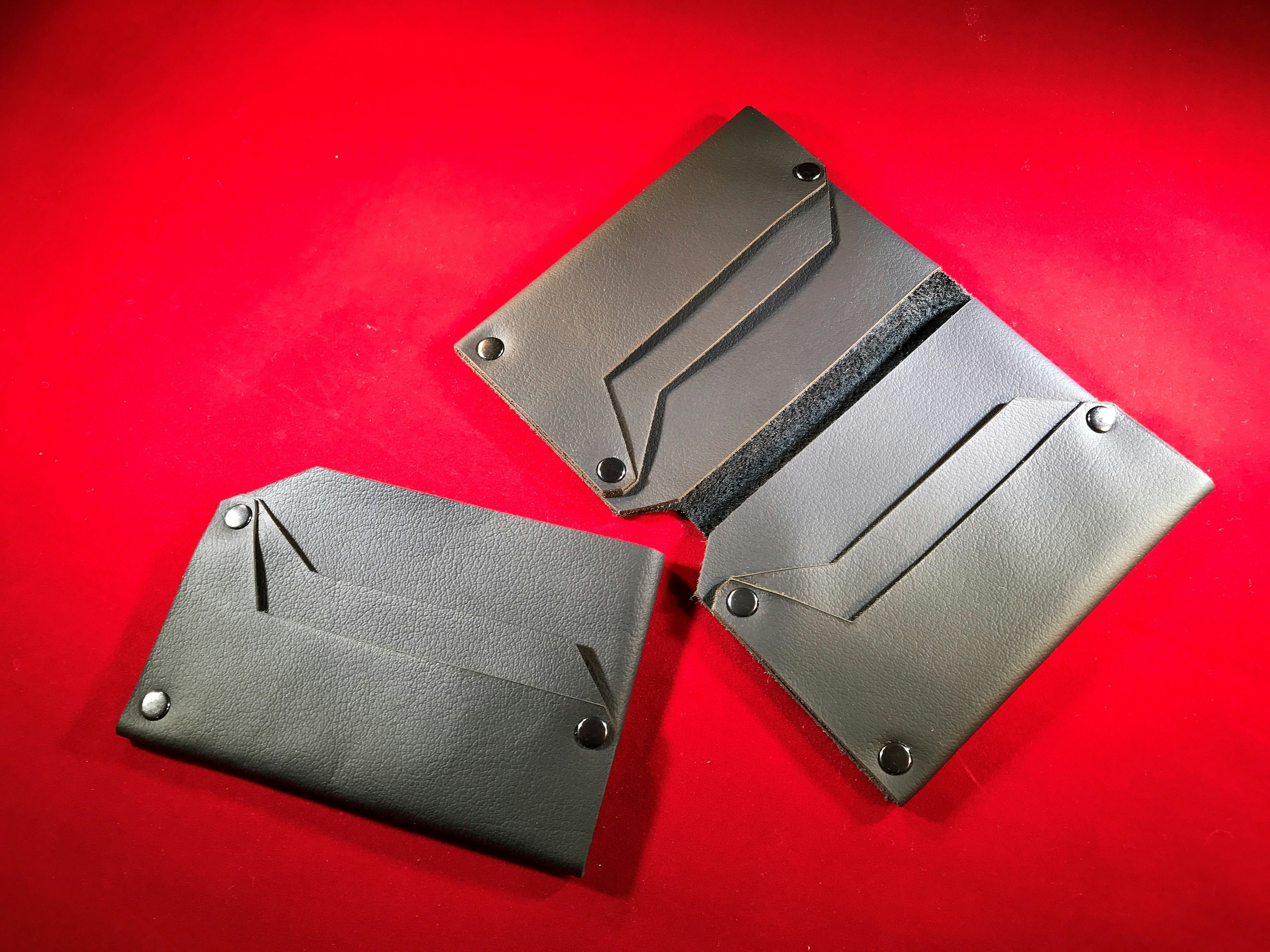 Leather Wallets with Edgy Unique Design gallery image