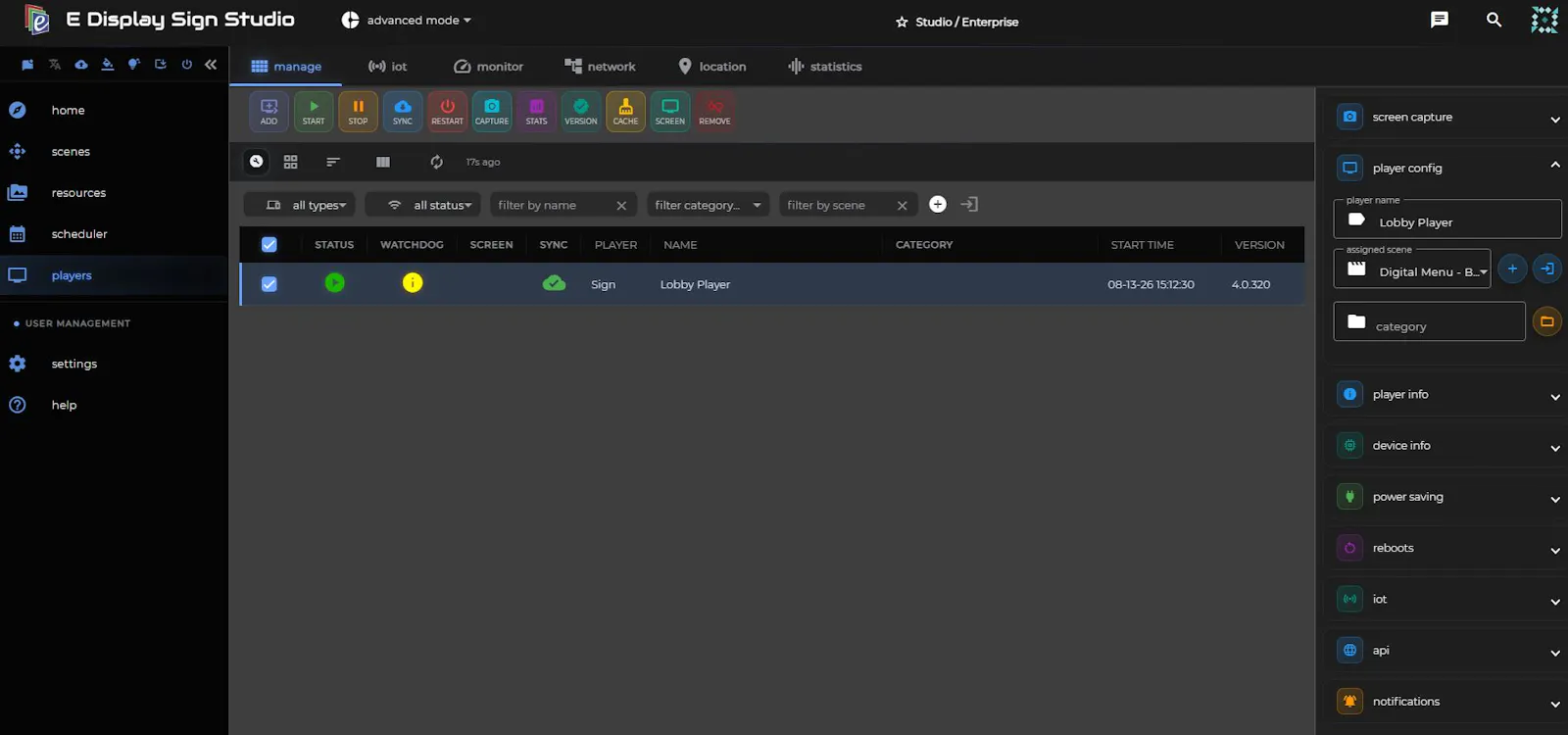 E Display Digital Signage Software screenshot 3