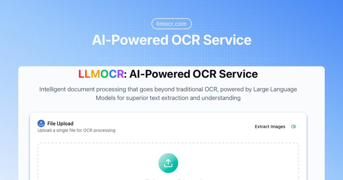 llmocr - AI搭載のOCRサービスメディア1