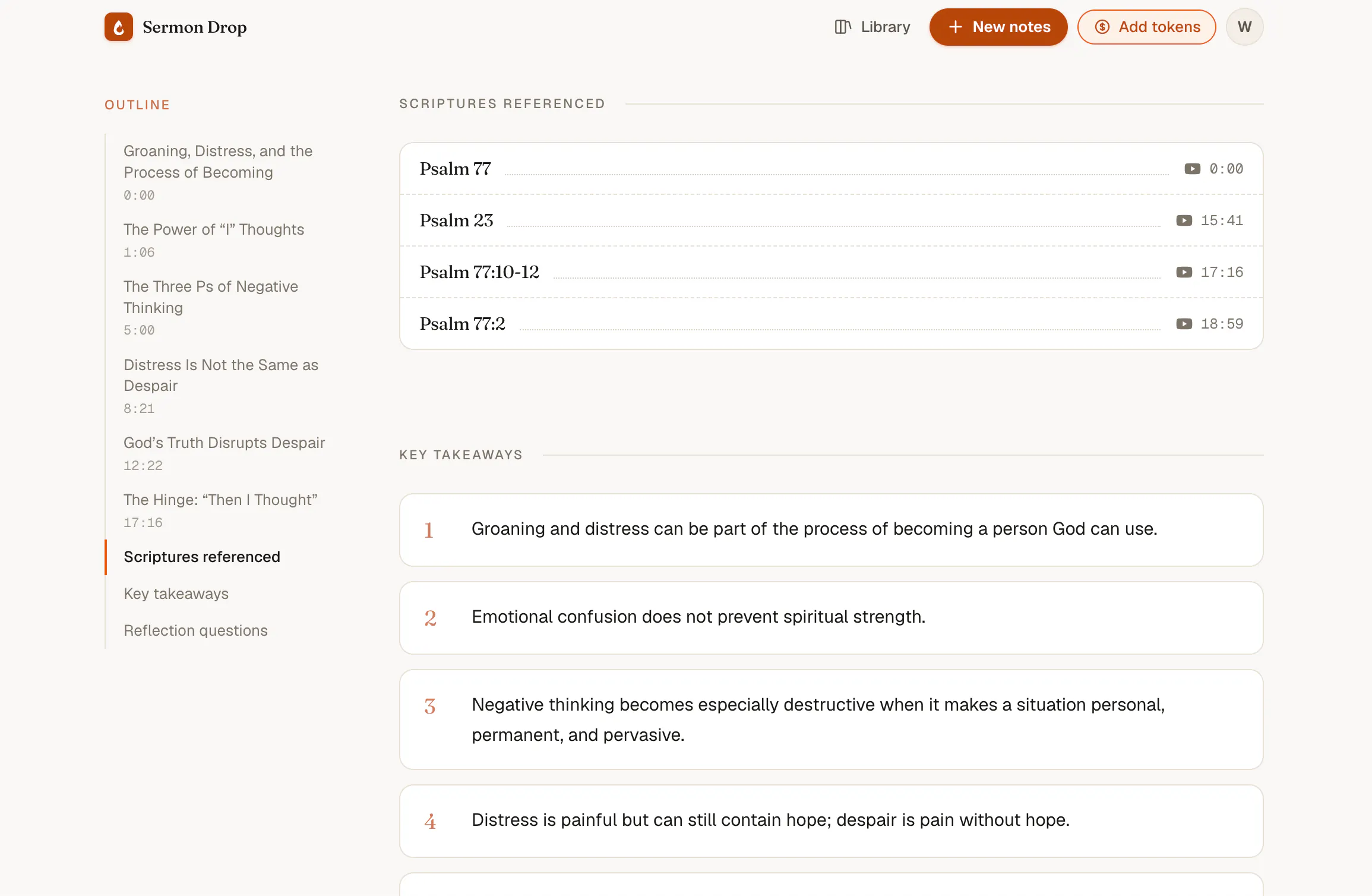 SermonDrop screenshot